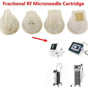 Radiofrequentie machine microneedle fractionele skin lifting 10pin 25pin 64pin en nano micro naald voor 4 tips hoofd gouden cartridge Wegwerp