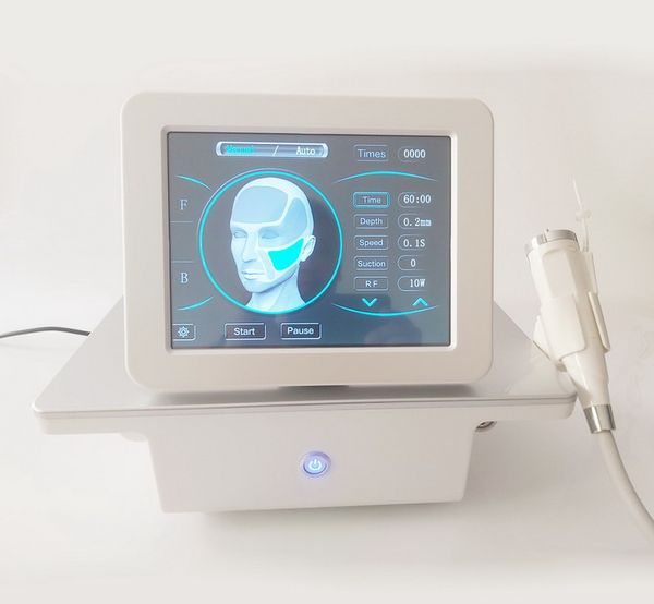 Máquina de microcristales RF de radiofrecuencia para rejuvenecimiento de la piel Eliminación de estrías Máquina facial con microagujas fraccionarias RF con 4 puntas