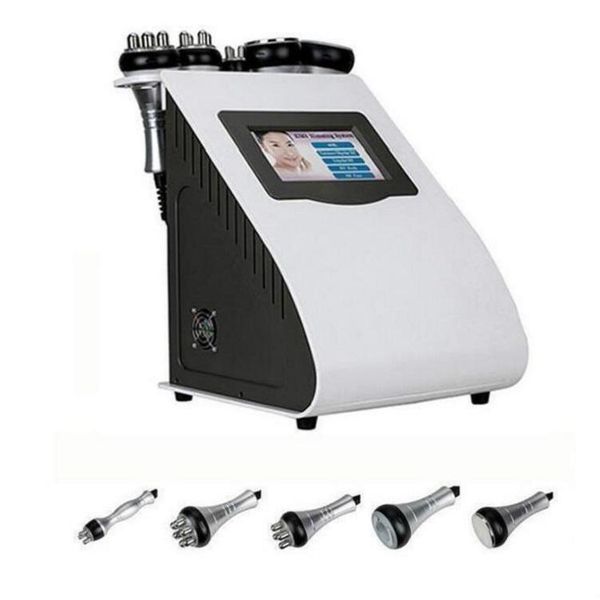 5in1 Élimination de la cellulite Amincissant la machine Perte de poids par radiofréquence Bipolaire RF Cavitation ultrasonique 3 pôles 40Khz pour un usage domestique Spa