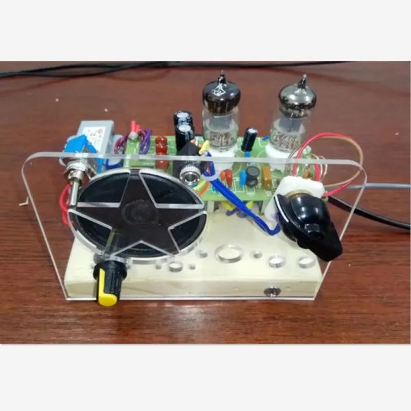 Kits de modulation de radiofréquence Radio vésicule biliaire, deux lampes FM, tube électronique super régénération, klaxon d'entraînement 6J1 + 6J1