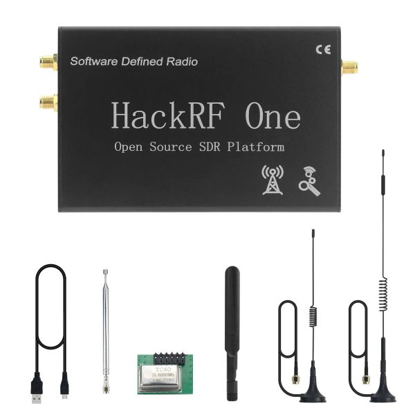 Radio Hamgeek Hackrf One 1MHZ6GHz SDR Board de desarrollo Open Store SDR Plataforma V1.9.1 Radio Receptor para MAP World Simulador GPS