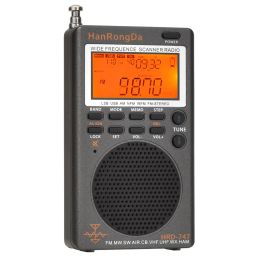 Radio HRD 747 Portable Radio FM / MW / SW / SSB / LSB / AIR / CB / VHF / UHF / UBD / WX MINI RADIO RADIO DIGNAGE RADIO DIGITAL RADIORAGE