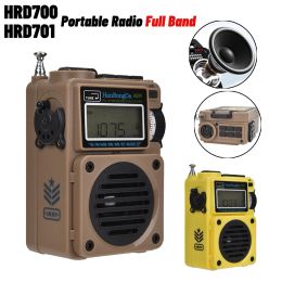 Radio HRD701 HRD700 FM / MW / SW / WB / AM Digital Radio Portable Portable Fullband Wireless Bluetooth Audio Receiver Music Player pour Home Urgery