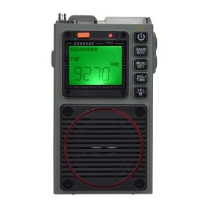 Radio HRD787 FM Radio Digitale draagbare stereo luidspreker mp3 audio -speler high fidelity geluidskwaliteit met 1000 mAh oplaadbare batterij