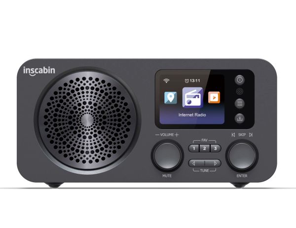 Radio Inscabin D7/D8 Internet DAB/DAB+ Radio digital, radio de Internet/radio digital con Spotify Connect y Bluetooth/FM/Color Screen