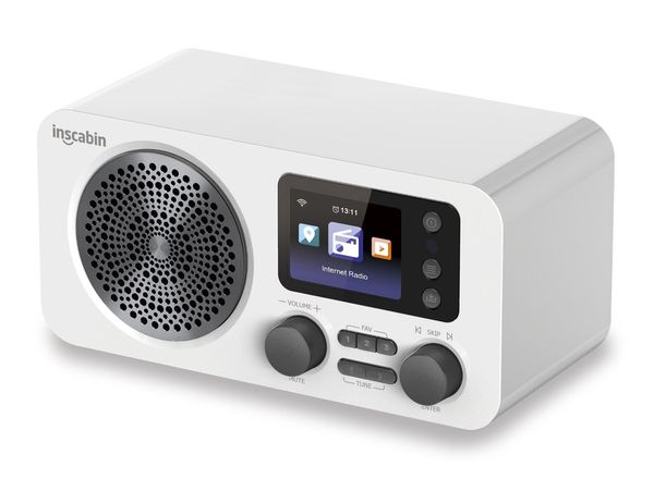 Radio Inscabin D7 Internet Dab/dab+ Radio Digital, Radio Internet/Radio digital con Spotify Connect y Bluetooth/fm/Pantalla a color