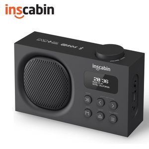 Radio inscabin P2/P9 Portable DAB/DAB+ FM Digitale radio/draadloze luidspreker met Bluetooth/Dual Alarm Clock/TF/USB