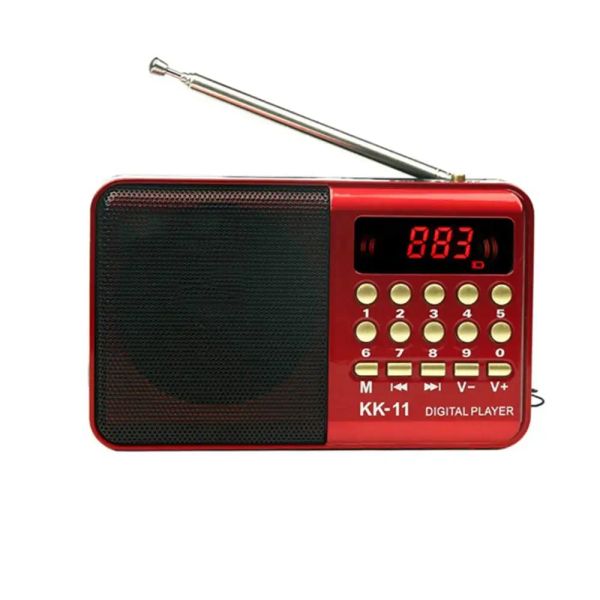 Radio K11 Mini Portable Radios Handheld Digital FM Radio Radio USB DÉPECTIONS DE PARTICIER MP3 RECHARAGE RADI