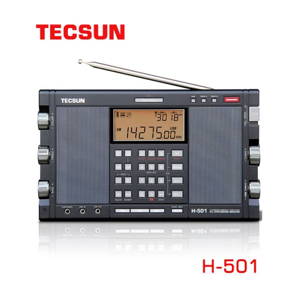 Radio Lusya Tecsun H501 Bluetooth portable stéable Radio haute performance Bande complète DualSpeaker Digital Tuning FM Am Radio SW SSB