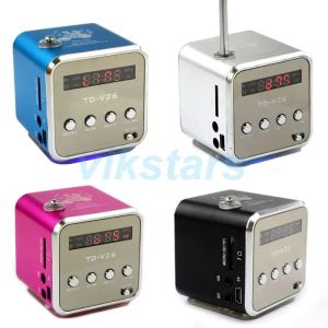 Mini Radio FM Portable, haut-parleur, Support disque USB, carte Micro SD TF, pour PC, iPod, ordinateur Portable, lecteur de musique MP3