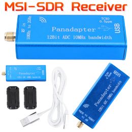 Radio MSISDR -ontvanger 10 kHz tot 2GHz MSI SDR PANADAPTER TCXO 0.5PPM 12bit ADC Software gedefinieerd SDR Radio Recio Lf HF VHF UHF FM