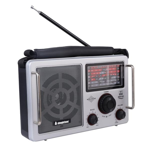 Radio Multibanda Fm Air Mb Mw Lw Sw12 7 Bandas Receptor Portátil De Todas Bandas Ac o 4xd Radio Analógica A Batería Perilla Grande