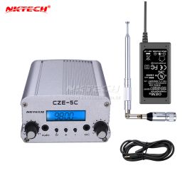 Radio NKTech CZE5C PLL FM Transmisor Radio Broadcast Station 1W/5W STEREO FRECUENCIA 76108MHZ AUDIO DE AUDIO DE AUDIO DE CAMPUS PROFESIONALES