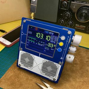 Radio Nvarcher 3,2 pouces Tef6686 Radio pleine bande double haut-parleur stéréo ondes moyennes ondes courtes Radio Fm avec batterie au Lithium 5000 mah