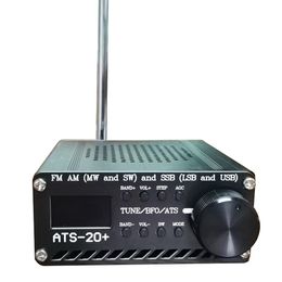 Radio originale Ats20 Plus Si4732 Radio toutes bandes Fm Am (mw et Sw) et Ssb (lsb et Usb) avec antenne batterie 850ma