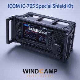 Radio Original WindCamp Design ARK705 Shield Case Carry Cage Radio Protector Case voor ICOM 705 IC705 CNC -montagebeugel