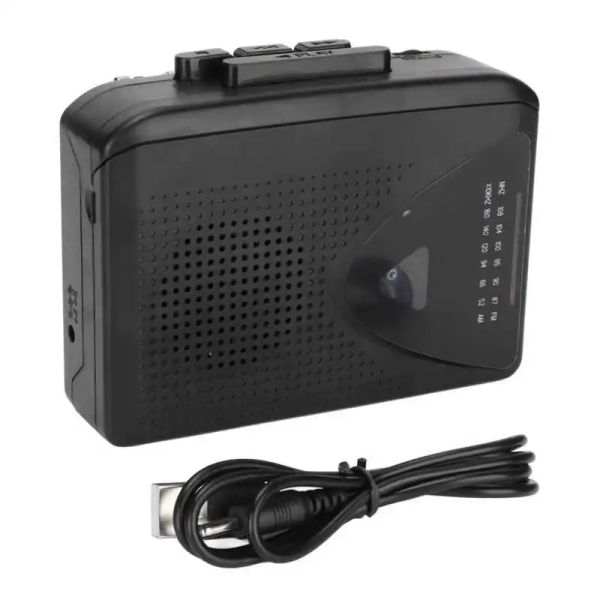 Radio Reproductor de casete portátil Estilo clásico Multifunción Compatible con radio AM FM Estéreo Reproductor de cinta compacto radio casete estéreo