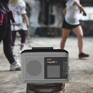 Radio Draagbare cassettespeler met Am FM-radio Audio Muziekspeler Persoonlijke Walkman-bandrecorder met luidspreker voor lesgeven aan ouderen