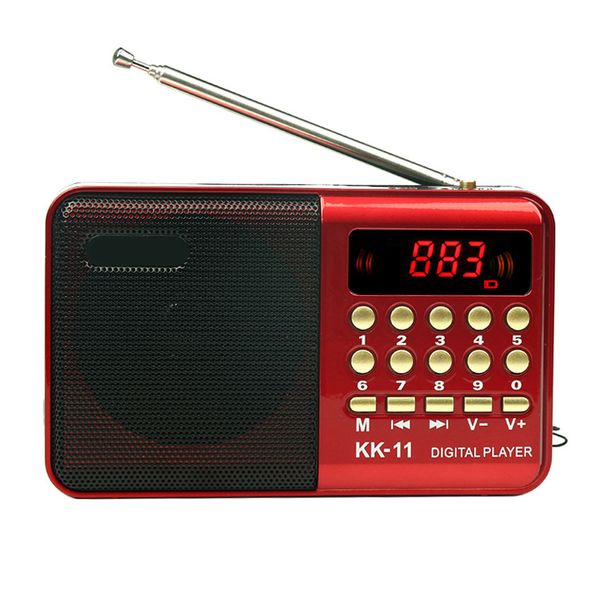 Radio Portable Format de Poche Alimenté par USB Mini Multifonction FM pour Lecteur MP3 Numérique Aîné Ser 230801