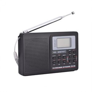 Radio Portable FM AM SW, Radio de poche, fonction horloge et alarme, lecteur de musique stéréo avec écouteurs