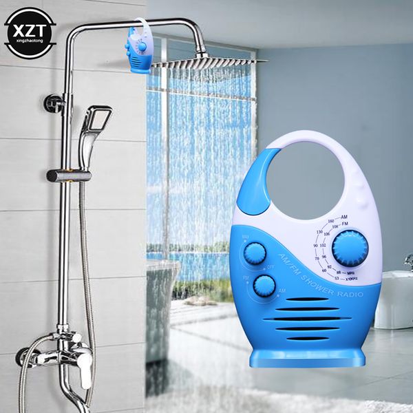 Radio Portable étanche FM AM douche musique costume suspendu salle de bain cabine de bain noir puissant HiFi Sers 230801