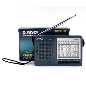 Radio R9012 Radio AM / FM / SW 12 BANDES HOGE GEVOELIGHEID Kortegolf Radio Draagbare Ontvanger Met Een05 Externe Antenne Multiband Radio
