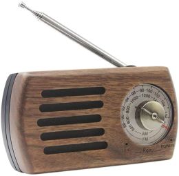 Radio Redamigo massief houten mini draagbare Fm Am-radio R907