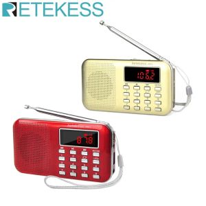 Radio RETEKESS PR11 récepteur Radio Portable FM AM 2 bandes Mini Radio numérique de poche avec lecteur MP3 USB prise en charge de la carte TF disque USB F9210J
