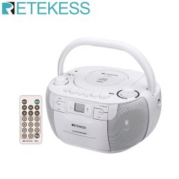 Radio Retekess TR621 AM/FM lecteur de cassettes Radio avec lecteur CD fonction d'enregistrement prend en charge la carte USB/TF + télécommande