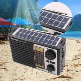 Radio Solar Charge Emergency Radio Multi-Band High Sensitivité Radio Radio sans fil Bluetooth Le haut-parleur FM / AM / SW Radio