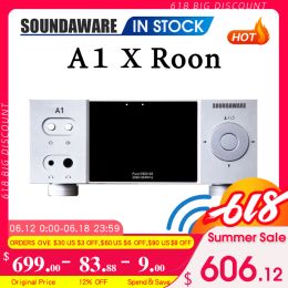 Radio Soundaware A1x 10th DSD Digital Audio Music Player Decoder High Quality Format Format HiFi Ecoutphone Amplificateur Support Roon DLNA