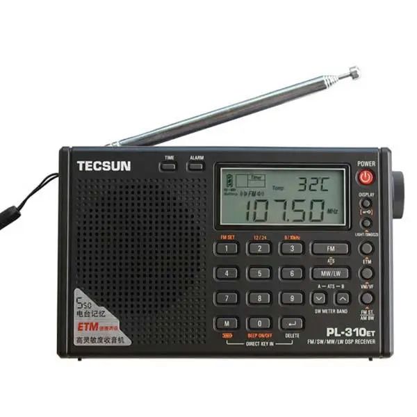 Radio Tecsun PL310ET Band complet Radio DemoDulator Digital FM / AM Stéréo Radio Tecsun PL310