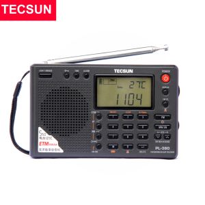 Radio Tecsun Pl380 Radio pleine bande démodulation numérique stéréo Pll Radio Portable Fm /lw/sw/mw Dsp récepteur Radio Am