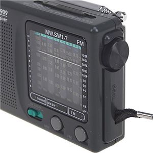 Radio Tecsun R909 Am/fm/sm/mw (9 bandes) récepteur Radio multi-bandes avec haut-parleur intégré