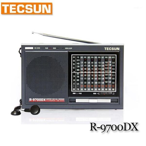 Radio TECSUN R9700DX Fm Radio garantie d'origine SW MW récepteur Radio bande mondiale haute sensibilité avec haut-parleur Portable1285H