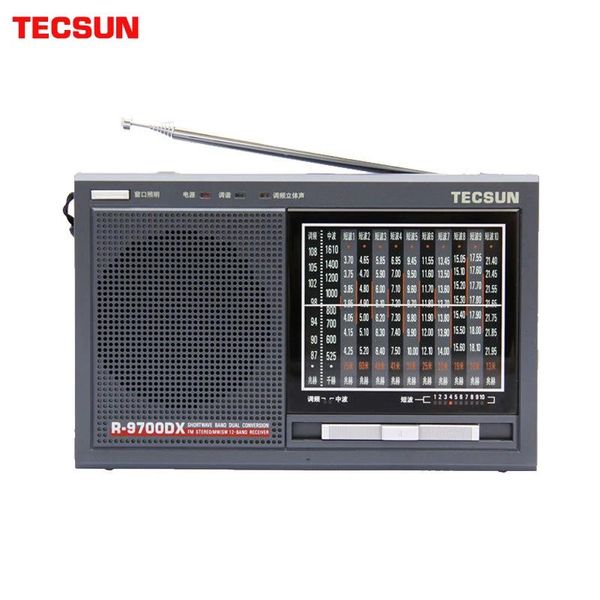 Radio Tecsun R9700dx Garantía Original Sw/mw Receptor de Radio de Banda Mundial de Alta Sensibilidad con Altavoz Envío Gratis