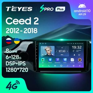 Radio Teyes Spro Plus voor Kia Ceed Ceed 2 JD 2012 2018 Auto Radio Multimedia Video Player Navigation No 2Din 2 Din DVD