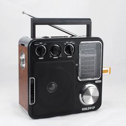 Radio Transctego Radio Portable rétro bureau Vantage Antique semi-conducteur Radio Fm U disque/carte sd comme cadeau pour vieil homme Auxin