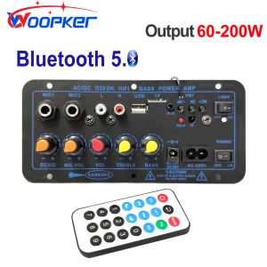 Radio Woopker Bluetooth Amplificateur Board 200W USB FMRADIO TF Player Subwoofer DIY AMP Boards for Car Home Theatre