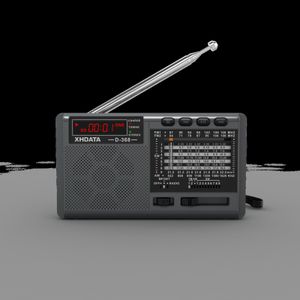 Radio XHDATA D368 FM BT Portable AM SW Récepteur Stéréo 12 Bandes Poche Sans Fil Bluetoothcompatible USB TF Lecteur MP3 230719