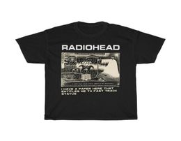 Radiohead t -shirt mannen mode zomer katoen t shirts kinderen hiphop tops arctische apen tees dames rock boy camisetas hombre 2205201735242