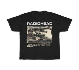 Radiohead t -shirt mannen mode zomer katoen t -shirts kinderen hiphop tops arctische apen tees dames tops ro boy camisetas hombre t2203174948