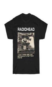 Radiohead T-shirt Men Fashion Summer Coton Tshirts Kids Hip Hop Tops Arctic Monkeys Tees Femmes Tops Ro Boy Camisetas Hombre T2203547232