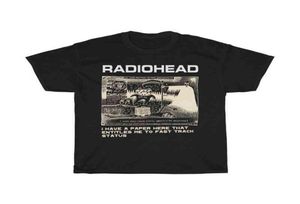Radiohead T-shirt Mannen Mode Zomer Katoenen T-shirts Kinderen Hip Hop Tops Arctic Monkeys Tees Vrouwen Tops Ro Boy Camisetas hombre T2204740032