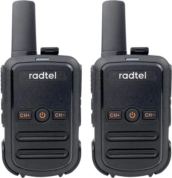 Radtel RT12 Mini talkie-walkie portable FRS radio bidirectionnelle longue portée talkie-walkie pour enfants avec batterie rechargeable/VOX/CTCSS pour les affaires hôtelières