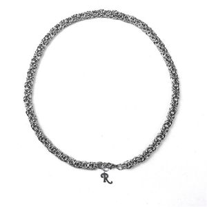 RAF Handgemaakte Ketting R Letter Zilver Titanium Stalen Ketting Armband Tide Merk Mannen En Vrouwen Mode Hiphop All-Match Jewelry263f