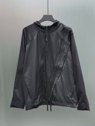 Raf tarzı S1mons Kabanlar Coats marka ceket tasarımcısı bayan giyim Moda nakış logosu kafes Ceketler Kapşonlu trençkot