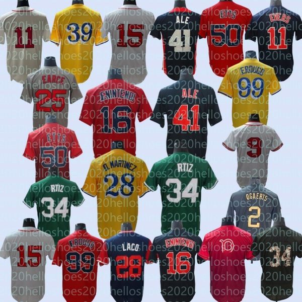 Rafael Devers Baseball Jersey David Ortiz Enrique Hernandez Mookie Betts Alex Verdugo Ted Williams Nick Pivetta Chris Sale Mookie Betts Trevor Story Jerseys