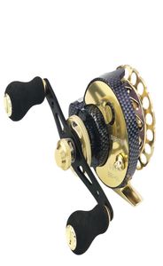 Roue de radeau tout en métal micro bobine de pêche au plomb lent lent automatique de boite automatique fbe drop tackle6665135