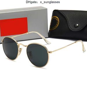 Raies Baa Luxurys Designer Sunglass Hommes Femmes Rays Bans Lunettes de soleil Adumbral Goggle UV400 Lunettes Classique Marque Lunettes Femme Bande Lunettes de Soleil Métal HNVI